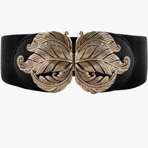 Versatile Style Wide Waist Belt Elastic Stretch